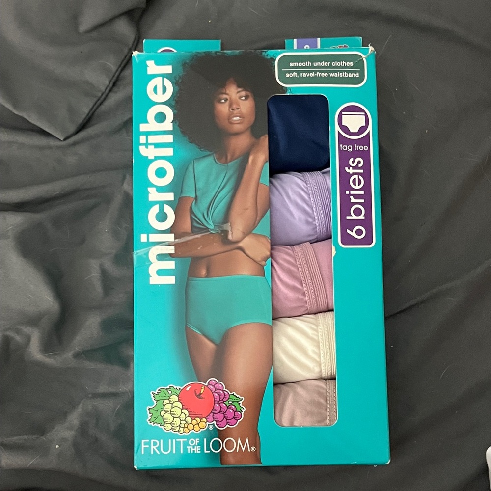 NWT Fruit of the Loom Microfiber Briefs in Assorted Colors